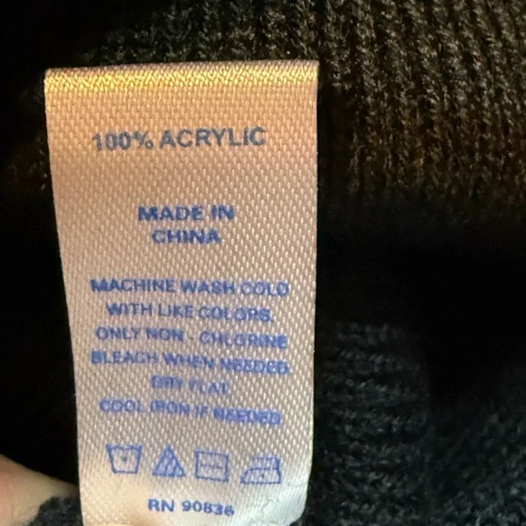 USAF & USSF Black Cuffed Beanie 🛰️ *RARE* - Picture 6 of 6